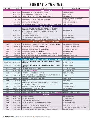 2022 IMAGE Education Schedule
