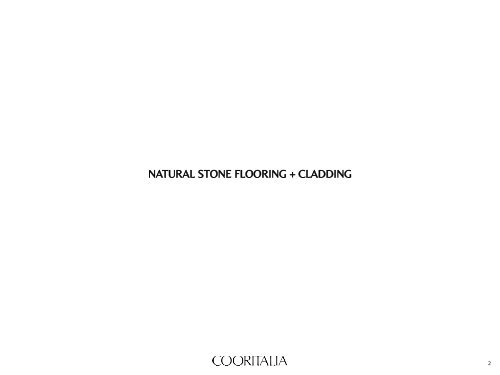 Cooritalia-NATURAL STONE FLOORING + CLADDING