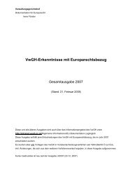 Index - VwGH-Geschäftszahlen - Österreichischer ...