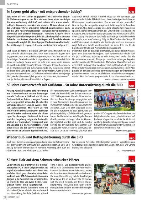 Mitteilungsblatt Schwarzenbruck - Oktober 2022