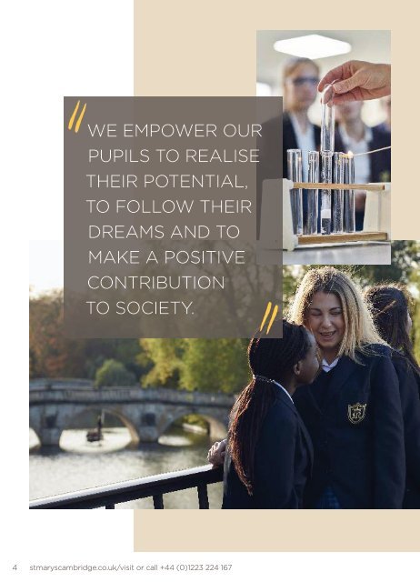 St Mary's School, Cambridge - International Prospectus