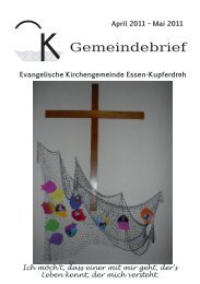 Gemeindebrief Oktober 2009 / Januar 2010 - Evangelische ...