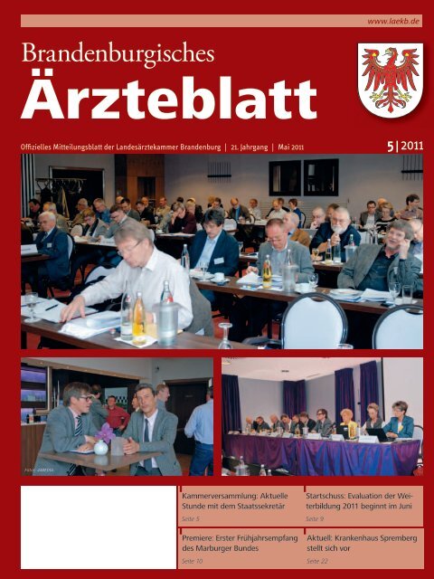 Ausgabe 05/2011 - Landesärztekammer Brandenburg