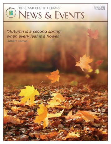 October 2022 Library News and Events