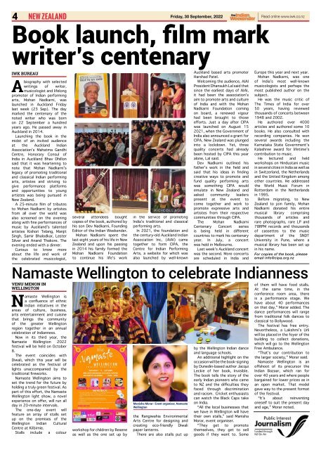 The Indian Weekender, 30 September 2022