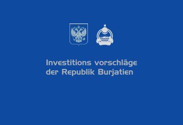 Investitions vorschläge der Republik Burjatien