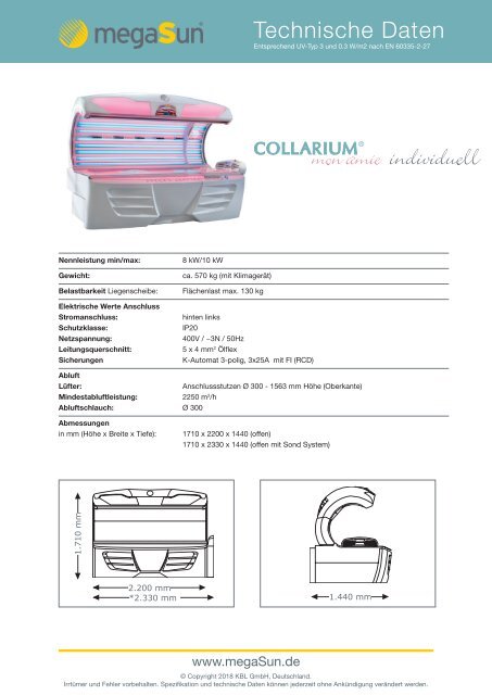 Datenblatt Collarium Individuell