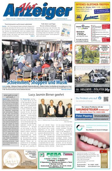 Ihr Anzeiger Itzehoe 39 2022