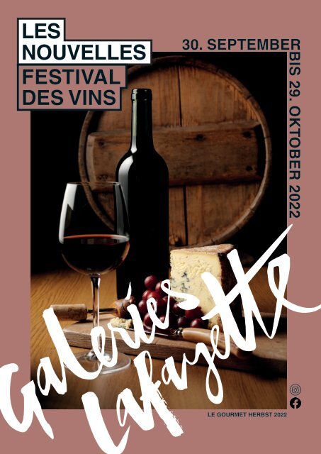 Festival des Vins Herbst 2022-Weinkatalog | Le Gourmet | Galeries Lafayette Berlin
