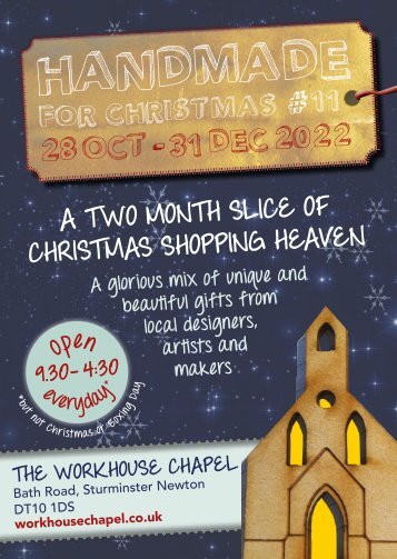 Handmade for Christmas 2022 - The Workhouse Chapel