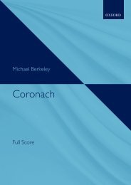 Michael Berkeley - Coronach