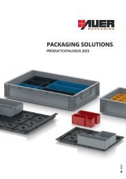 AUER Packaging Productcatalogus 2023 NL