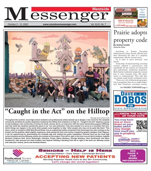 Westside Messenger - October 2nd, 2022