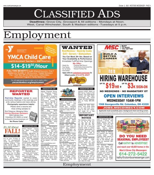 Westside Messenger - October 2nd, 2022