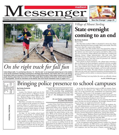 Madison Messenger - October 2nd, 2022