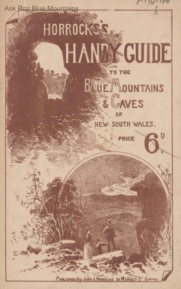 Horrocks Handy Guide to the Blue Mountains and Caves of NSW