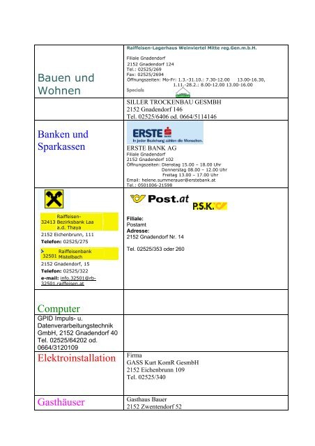 Banken Und Sparkassen