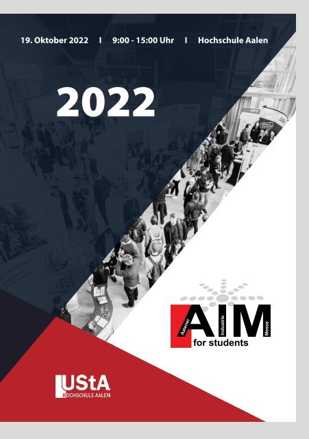 Aalener Industriemesse – AIM for students / Messekatalog 2022