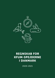 Regnskab for KFUM-Spejderne i Danmark 2020-2021