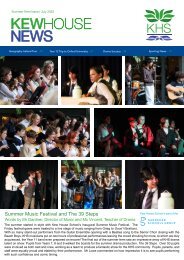 Kew House School Newsletter Summer 2022