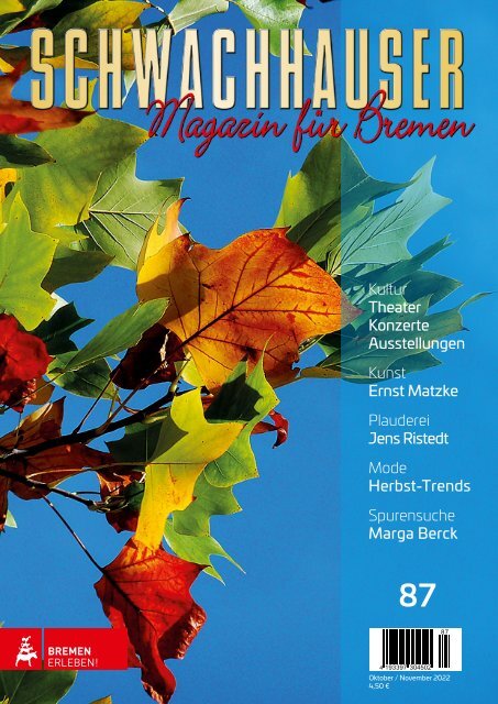 Schwachhauser I Magazin für Bremen I Ausgabe 87