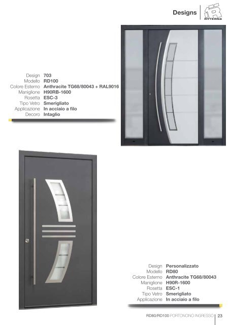 Ryterna entry doors RD80-100