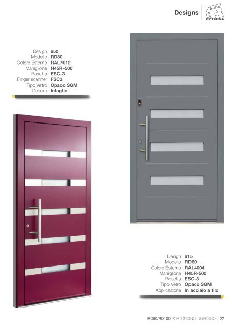 Ryterna entry doors RD80-100