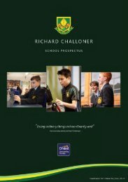 Richard Challoner School Prospectus 2023