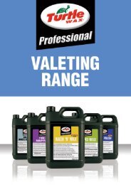 Professional Valeting Range - Turtle Wax