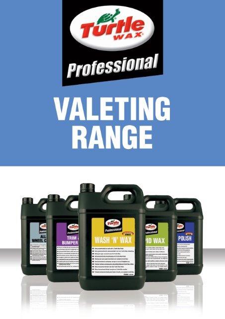 Professional Valeting Range - Turtle Wax