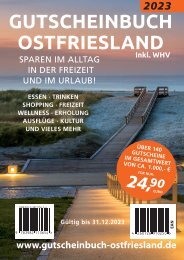 Gutscheinbuch Ostfriesland 2023 - Ebook