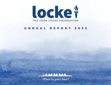 John Locke Foundation 2022 Annual Report
