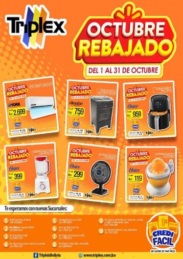 OFERTAS DE OCTUBRE