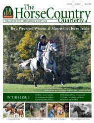 TR&HC Horse Country Quarterly - V2N3 - Fall 2022