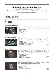 Katalog Perpetuum Mobile Mobiles