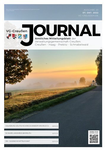 Creussen Journal - Ausgabe 07.10.2022