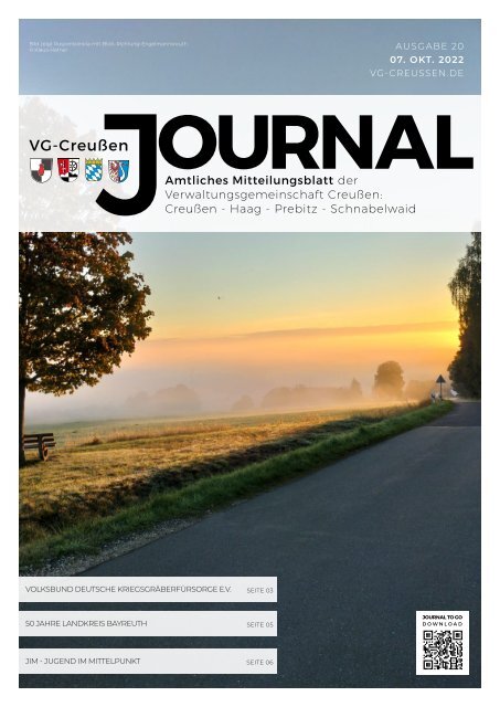 Creussen Journal - Ausgabe 07.10.2022