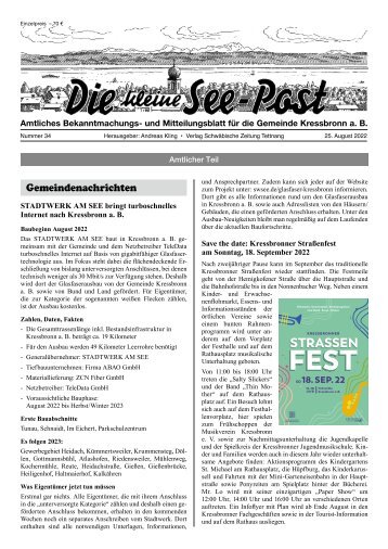 Die kleine See-Post 25.08.2022