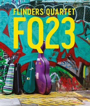 Flinders Quartet 2023 season brochure