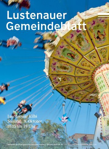 Lustenauer Gemeindeblatt Nr. 40 | Freitag, 7. Oktober 2022