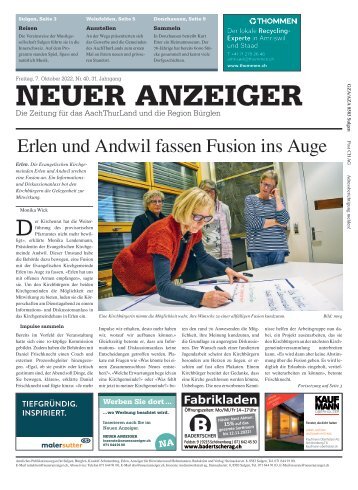 Neuer Anzeiger 7. Oktober 2022