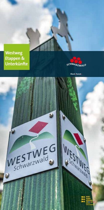 Westweg-Broschüre 2022 Etappen & Unterkünfte