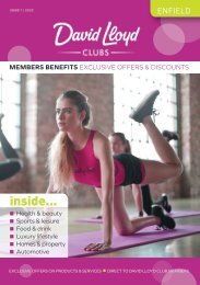 David Lloyd Magazine Member Benefits Enfield Issue 2 2022