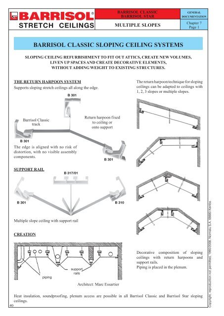 stretch ceilings - Barrisol