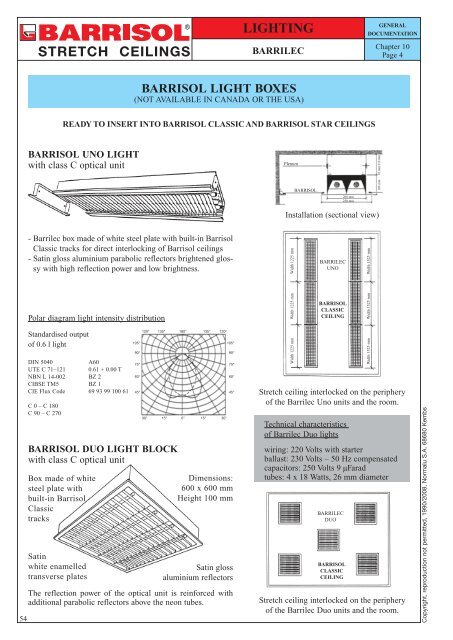 stretch ceilings - Barrisol