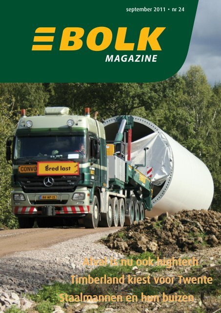 Bolk Magazine september 2011 nr 24 - Bolk Transport