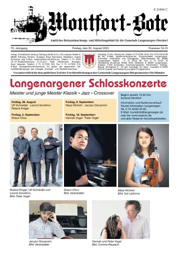Montfort-Bote 26.08.2022