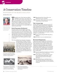 A Conservation Timeline - Oklahoma Department of Wildlife ...