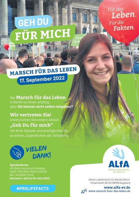 ALfA e.V. Magazin - LebensForum / 143 / 3/2022