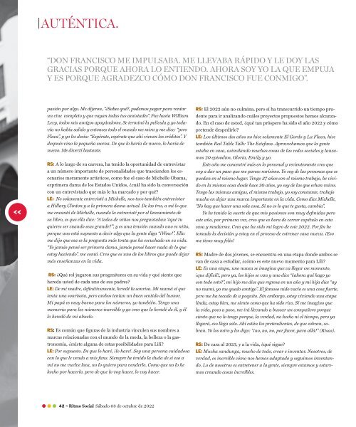 Ritmo Social - Portada Lili Estefan 